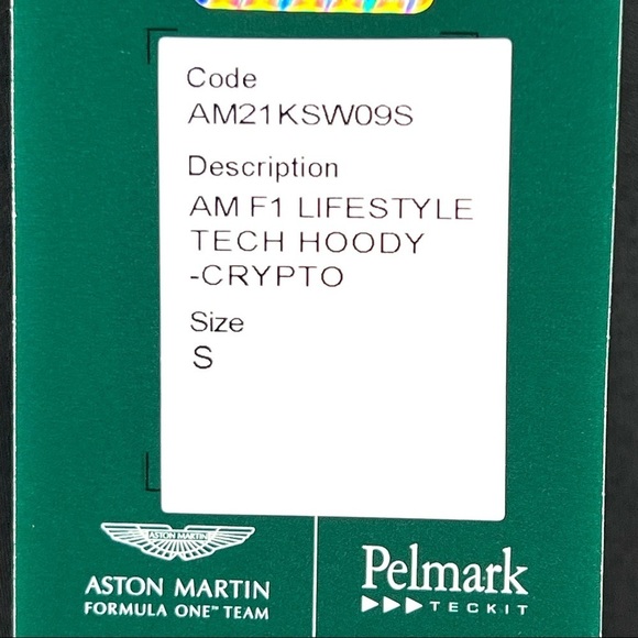 Ashton Martin Men's Lifestyle Tech Hoody with Crypto.com Logo - Picture 8 of 8